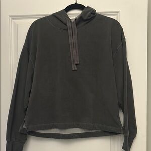 Old Navy Women's Charcoal Hoodie Sweater